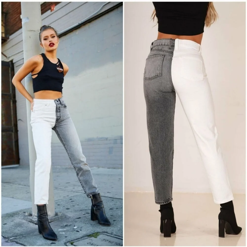 Revice Denim Two Tone True Love Checkmate Jeans - Picture 5 of 13